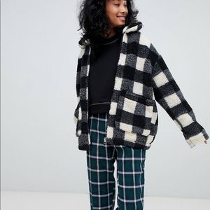 Pull And Bear Borg Mono Jacket